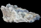 Blue, Cubic Fluorite Crystal Cluster - New Mexico #100990-1